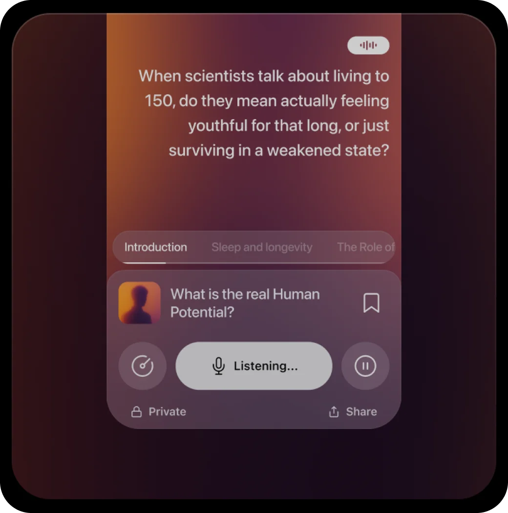 Interactive audio preview.